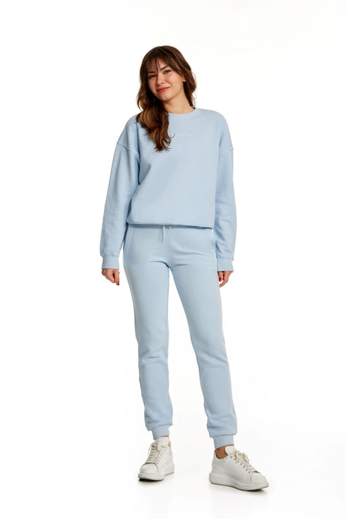 OVER THE CLOUDS AÇIK MAVİ JOGGER SWEATPANT - Sweatpantler - BIRDIEJAY